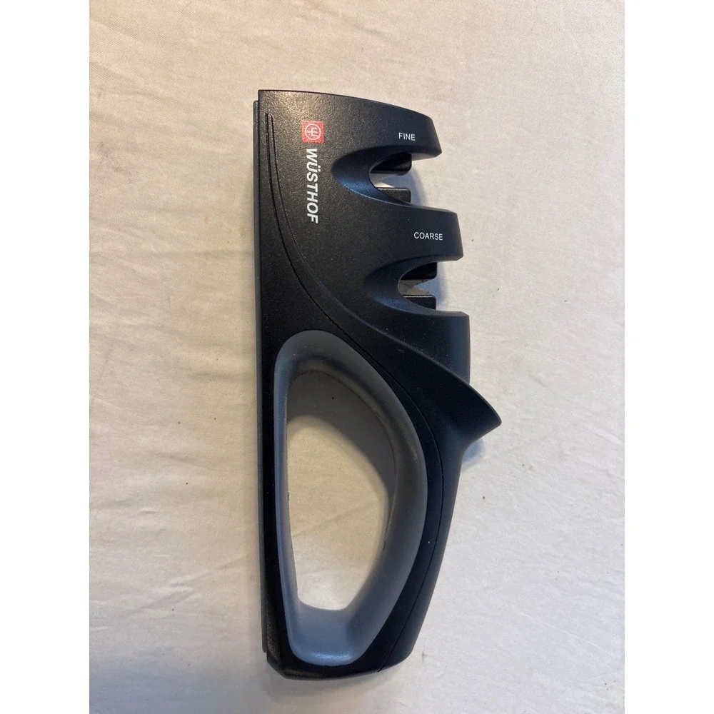 Wusthof Knife Sharpener Kitchen Tool‎ OS Black Excellent 2-Stage Handheld 2922